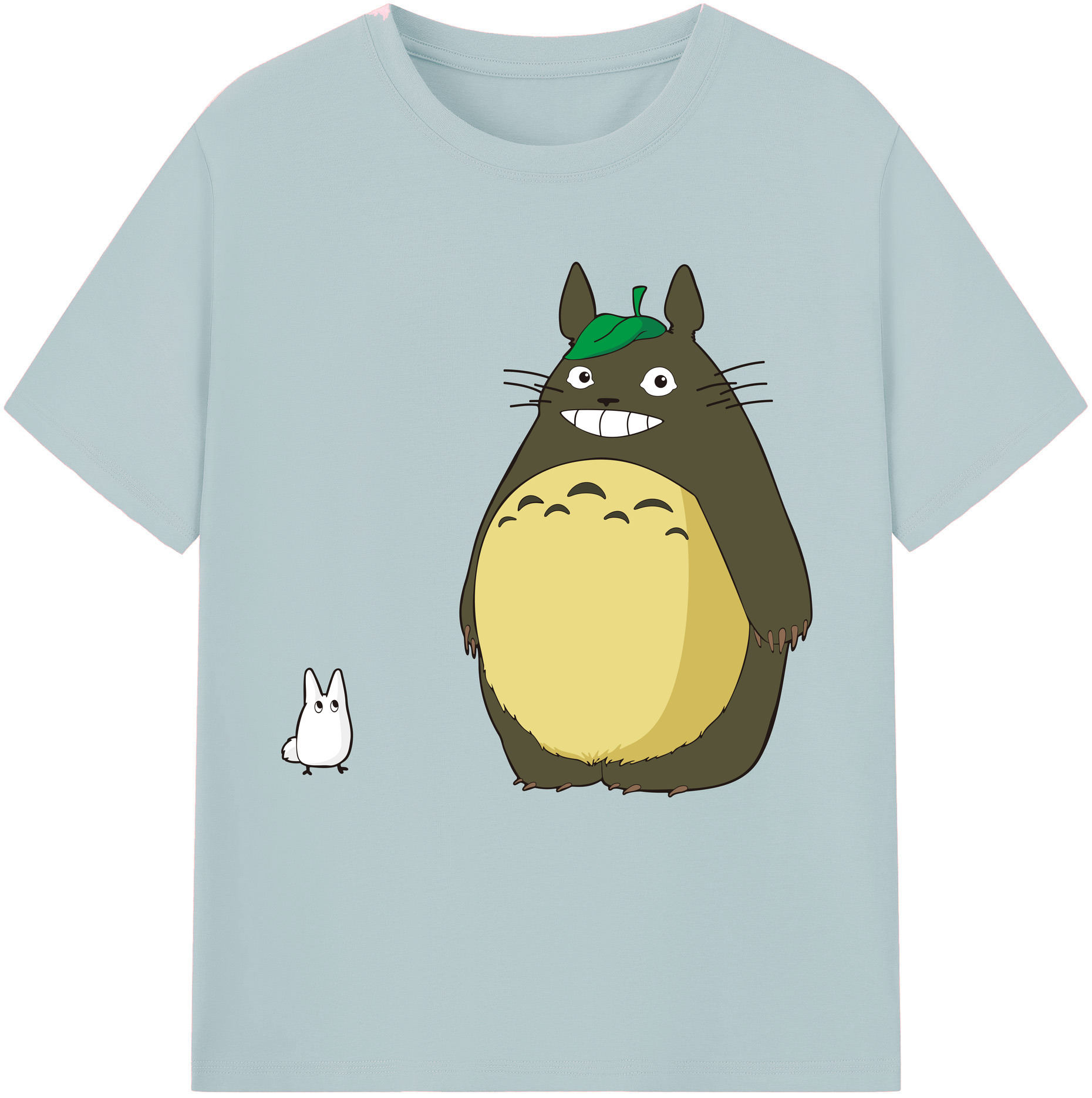 （画像用） となりのトトロ 草壁メイ 草壁サツキ My Neighbor Totoro Satsuki Kusakabe Mei Kusakabe 綿100％半袖Tシャツ（フロントプリント）